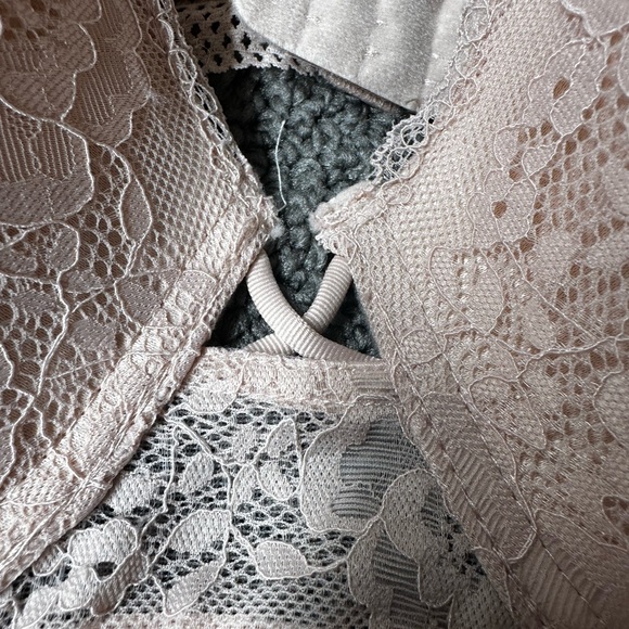 Jessica Simpson Women's 40 D Full Figure Bra. Comfort Straps Pink Lace NEW - Picture 5 of 5